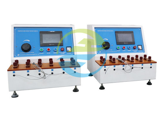 Harga bagus Kontrol PLC 0 - 125A Suhu Naik Alat Uji IEC 60884 Enam Stasiun on line