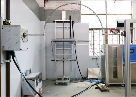 Peralatan Uji IP Pelat Baja Tahan Karat SUS304 dengan Sudut Putar yang Dapat Disesuaikan dan Layar Sentuh Warna 10,4 Inci