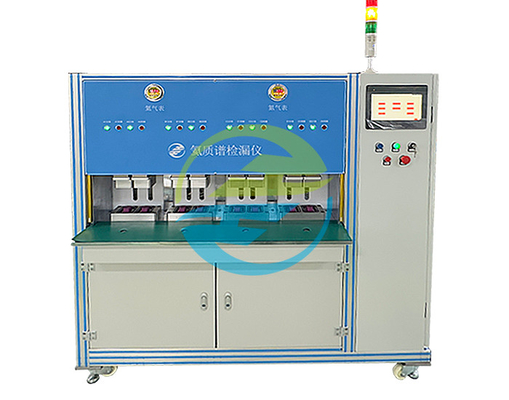 Good price 8 Stasiun Helium Mass Spectrometer Detektor Kebocoran Dengan Peralatan Pengujian Kebocoran on line