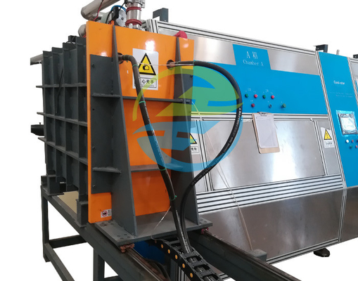 Good price Tingkat Pemulihan Helium Tinggi (≥95%) Sistem Deteksi Kebocoran Helium Tipe Kotak Vakum Tiga Kotak Untuk Peralatan Uji Kebocoran on line