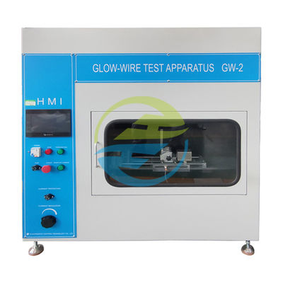 Perangkat pengujian peradangan Glow Wire Tester sesuai dengan standar IEC 60695-2-10.
